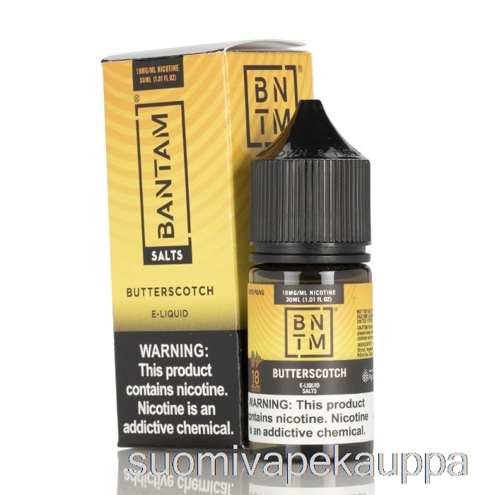 Vape Box Butterscotch Suolat - Bantam Vape - 30ml 18mg